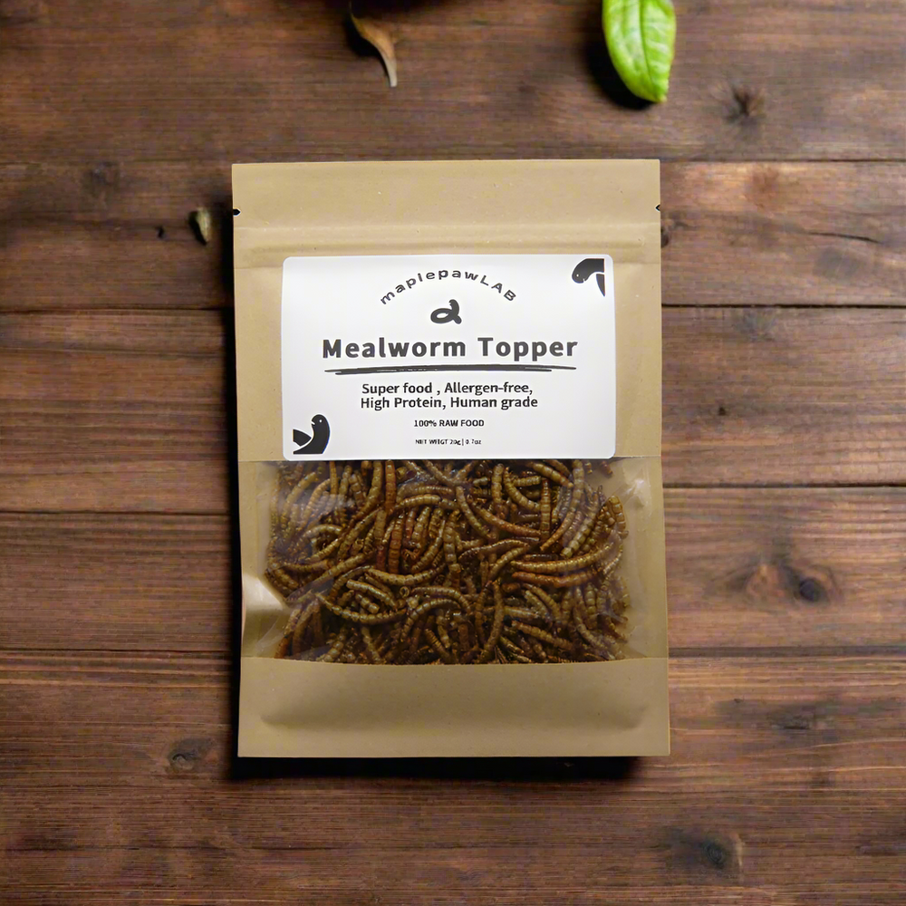 maplepaw LAB - Dried Mealworm Topper 100% RAW Superfood