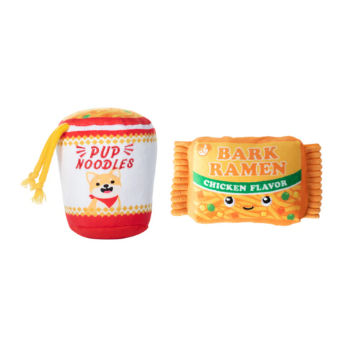 Fringe Studio - Nothin But Noodles - 2pc Dog Toy Set