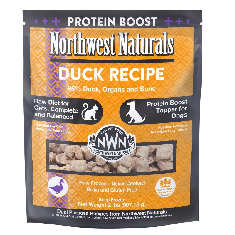 Northwest Naturals - Duck 2lb - Recipe for Cats / Protein Boost for Dogs (Frozen Food) (Only Deliver to Metro Vancouver)