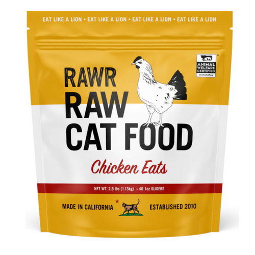 Rawr- Chicken Eats - 1.13kg (40 x 1oz Sliders) (Frozen Food) (Only Deliver to Metro Vancouver)