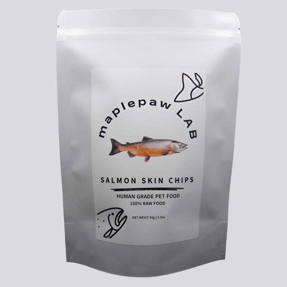 
                  
                    maplepaw LAB, Salmon Skin Chips for Dogs & Cats 65g
                  
                