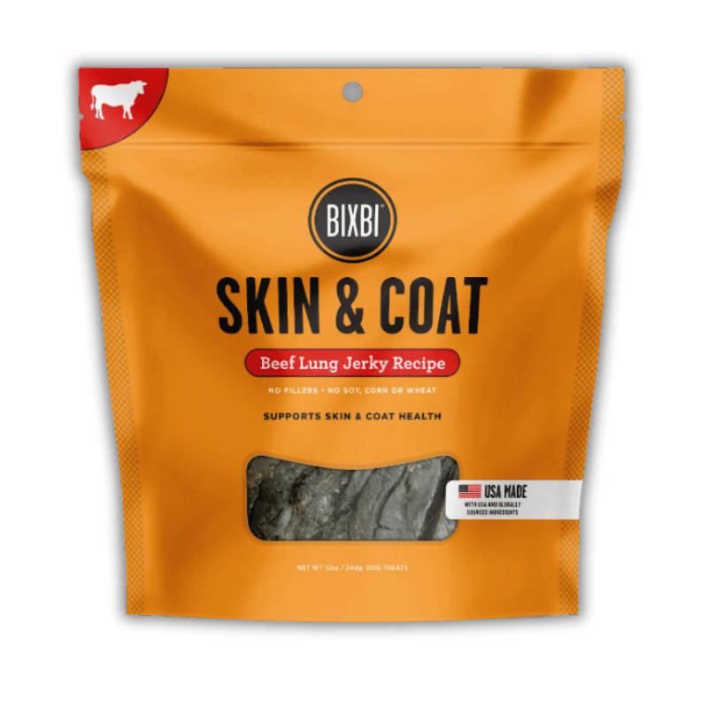 BIXBI - Skin & Coat Jerky- Beef Lung