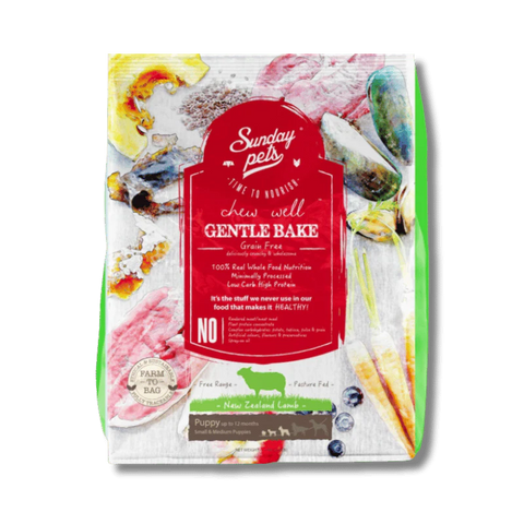 Sunday Pets - Dog - Gently Baked - GF - Lamb - Puppy - 1.3kg
