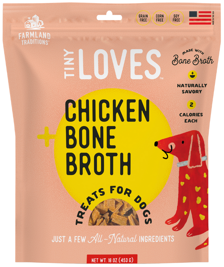 Farmland Traditions - Tiny Loves Chicken Jerky with Bone Broth