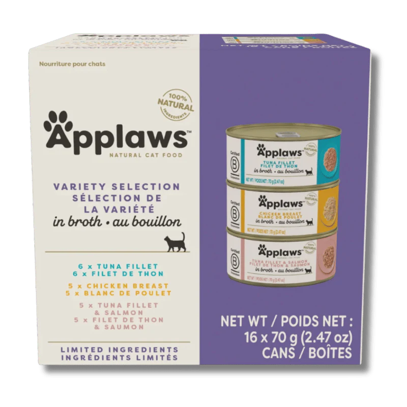 
                  
                    Applaws - can - Multipack - Broth - Variety Selection (Cat) - 70g (16)
                  
                