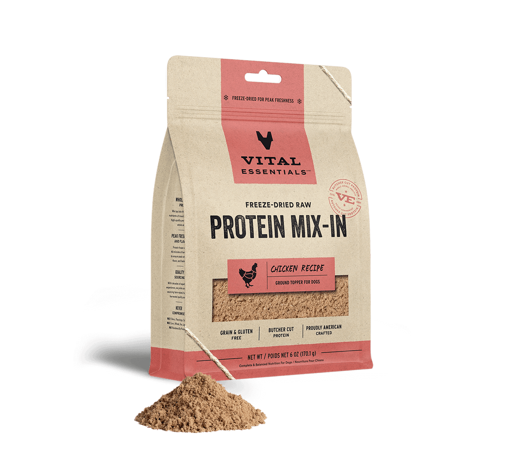 Vital Essentials - Dog/Cat GF Freeze-Dried Chicken Meal Boost Topper - 6 oz