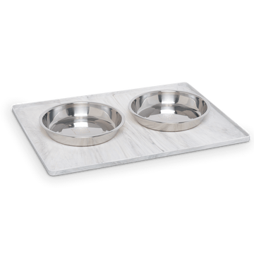 
                  
                    Messy Mutts - Silicone Bowl Mat with Raised Edge (Marble)
                  
                