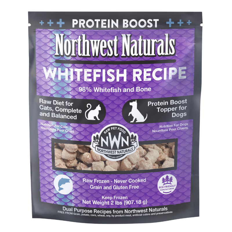 Northwest Naturals - Whitefish 2 lb -Recipe for Cats / Protein Boost for Dogs (Frozen Food) (Only Deliver to Metro Vancouver)