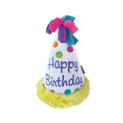 FoufouBRANDS - Birthday Hat Crinkle Plush - White