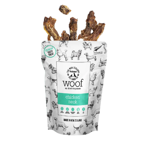 NZ Natural Pet Food Co. - Air Dried - Treats - Woof - Chicken Neck 50g