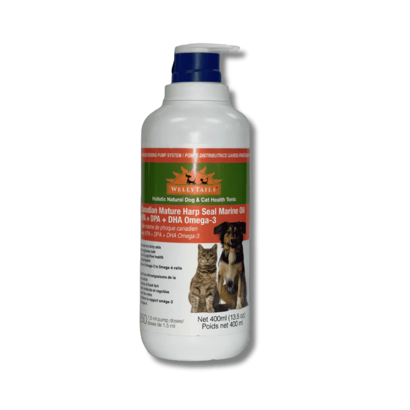 
                  
                    Welly Tails - Mature Harp Seal Marine Oil - 400ml
                  
                