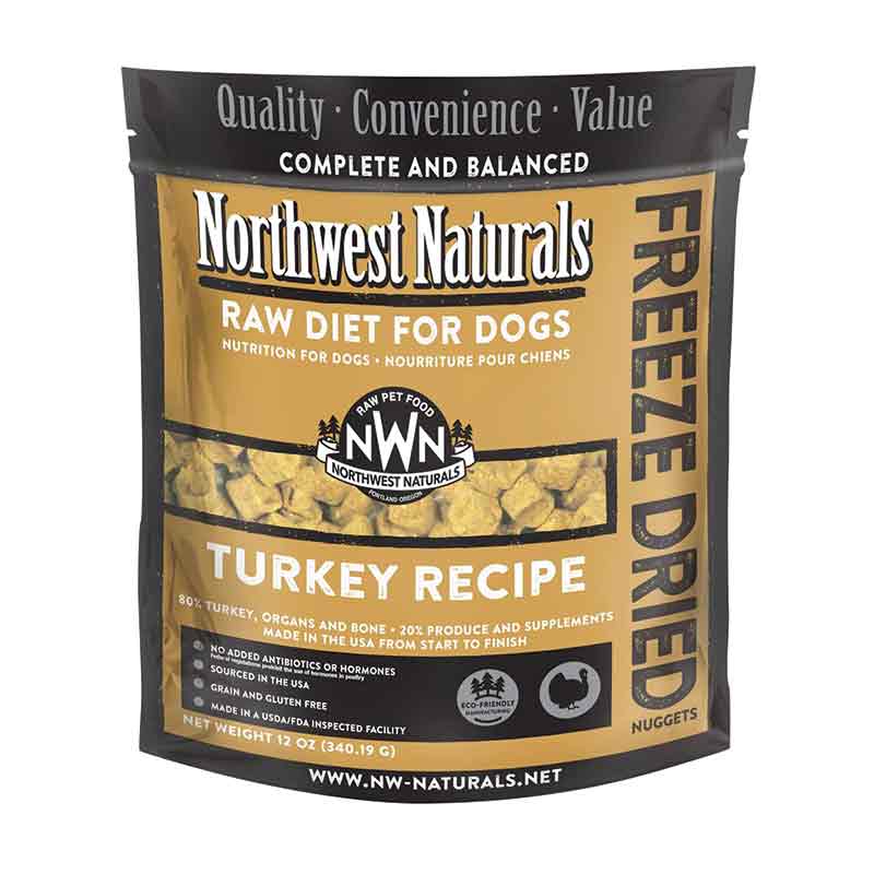 Northwest Naturals - Dog - Freeze Dried - Turkey Nuggets - 12oz