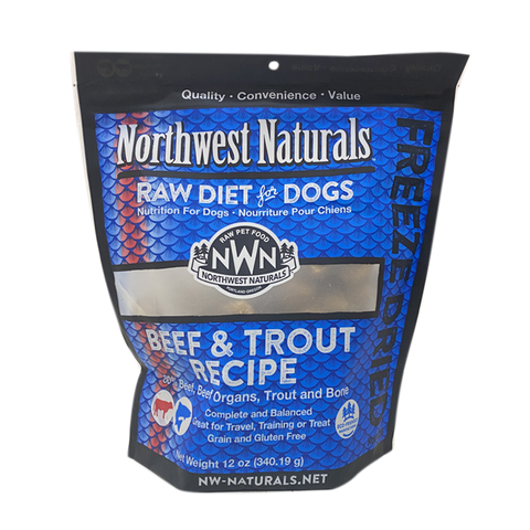 Northwest Naturals - Dog - Freeze-Dried - Nuggets - Beef & Trout