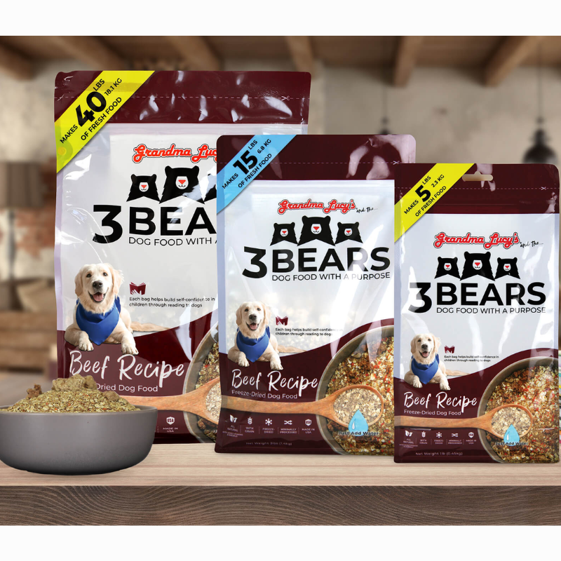 
                  
                    Grandma Lucy's -  3 Bears Beef Dog Food
                  
                