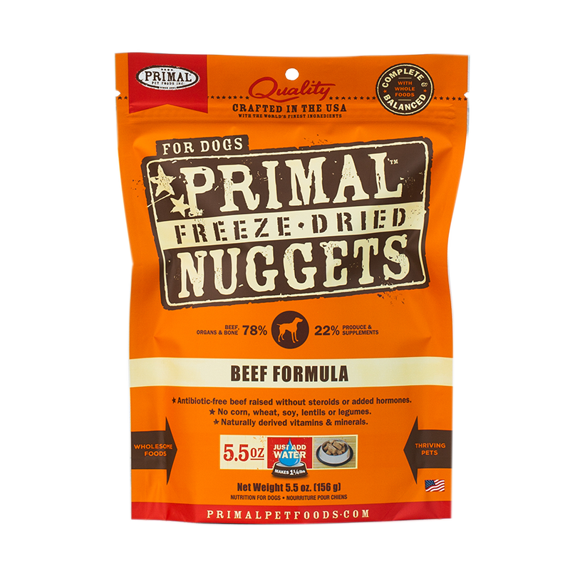 PRIMAL - Canine - Freeze Dried - Nuggets - Beef