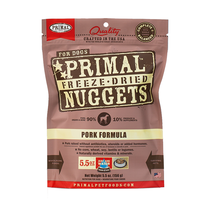 PRIMAL - Canine - Freeze-Dried - Nuggets - Pork