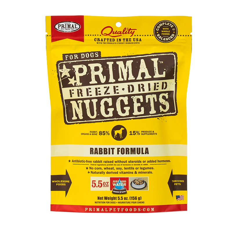 PRIMAL - Canine - Freeze-Dried - Nuggets - Rabbit