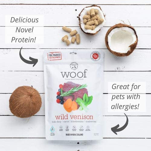 
                  
                    NZ Natural Pet Food Co - Freeze Dried - Treats - Woof -  Wild Venison
                  
                