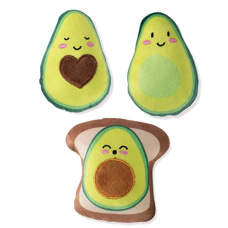 Avocado 3pc Small Dog Toy Set