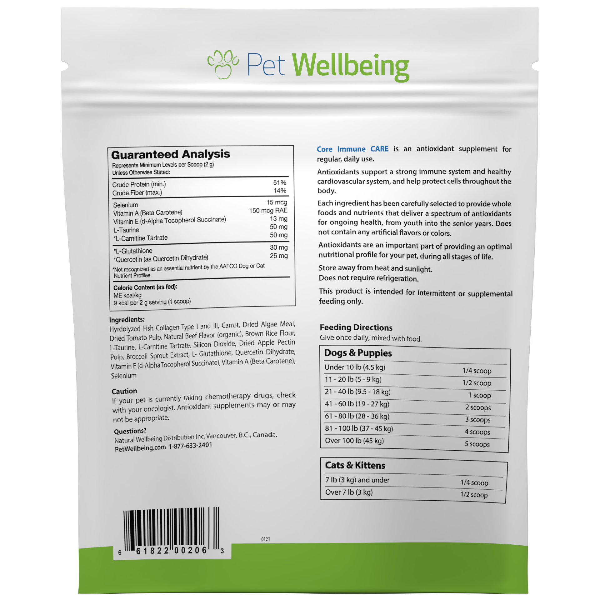 CORE IMMUNE CARE - Daily Antioxidant and Nutritional Supplement