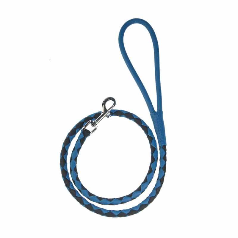 DOGLINE - Soft Round Braided Leather Leash