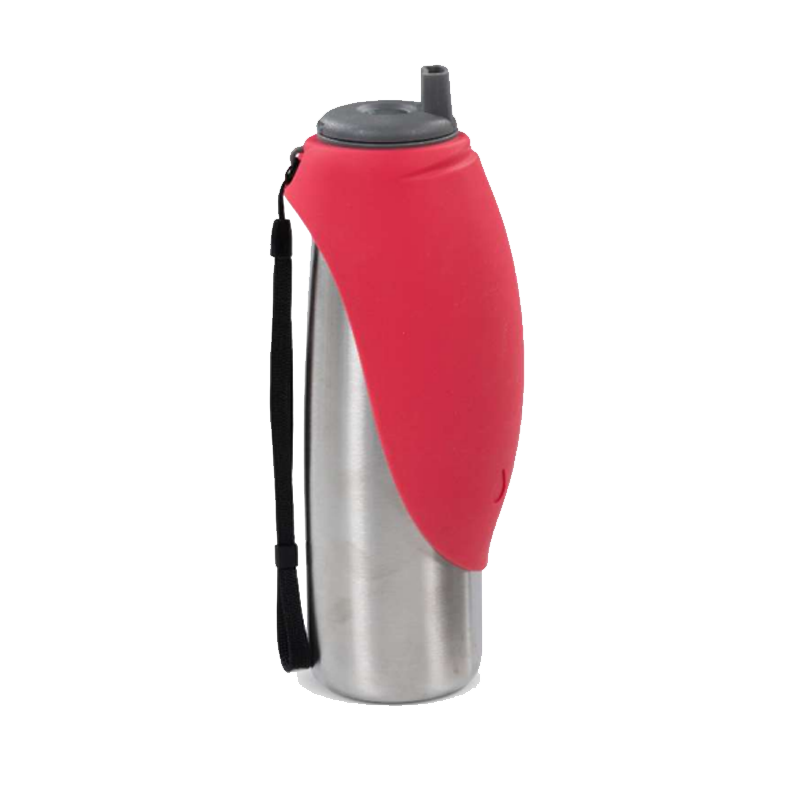 
                  
                    Messy Mutts - Double Wall Stainless Travel Water Bottle with Flip Up Bowl
                  
                