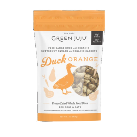 Green Juju - Freeze-Dried - Whole Food Bites - Duck Orange