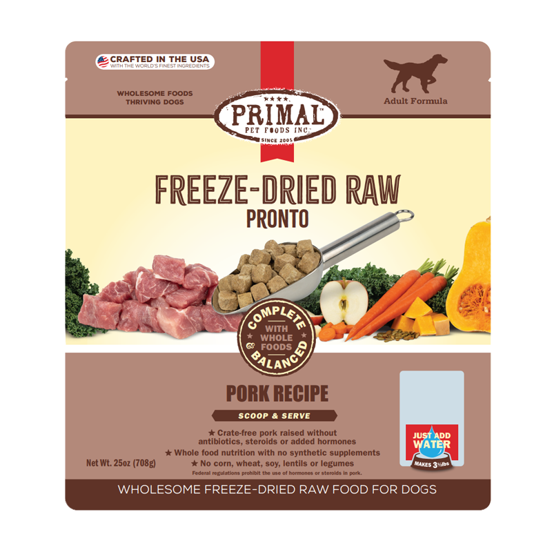 PRIMAL - Canine - Freeze Dried - Pronto - Pork