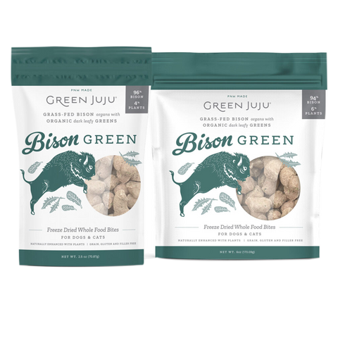Green Juju - Freeze-Dried - Whole Food Bites - Bison Green