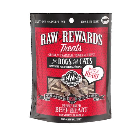 Northwest Naturals - Treats - Freeze-Dried - Hearts - Beef
