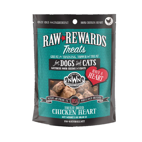 Northwest Naturals - Treats - Freeze-Dried - Hearts - Chicken