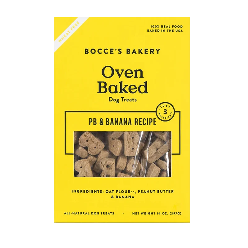 Bocce's Bakery - Peanut Butter & Banana - 14oz