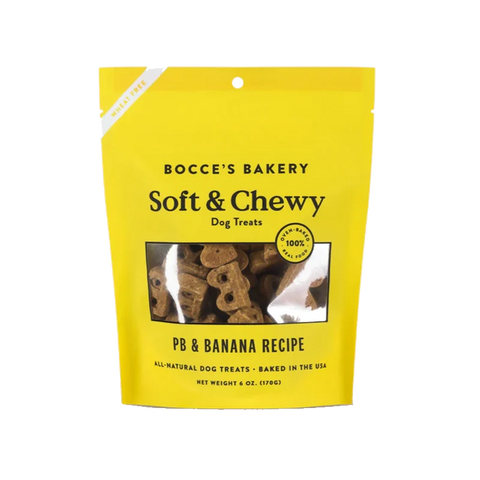 Bocce's Bakery - Soft & Chewy - Peanut Butter and Banana - 6oz