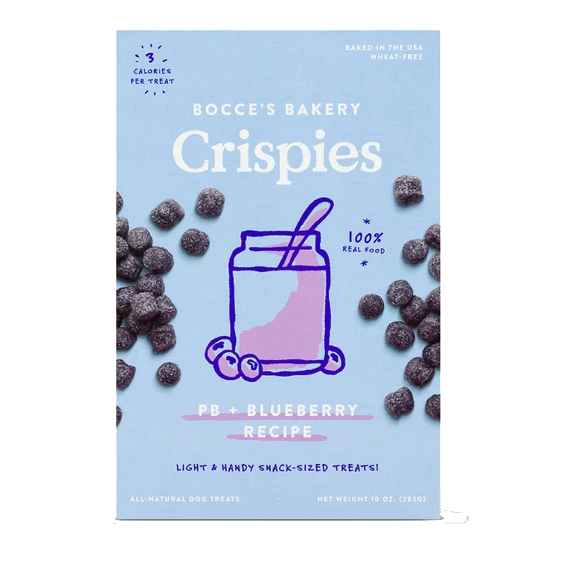 Bocce's Bakery - PB & Blueberry Crispies - 10oz