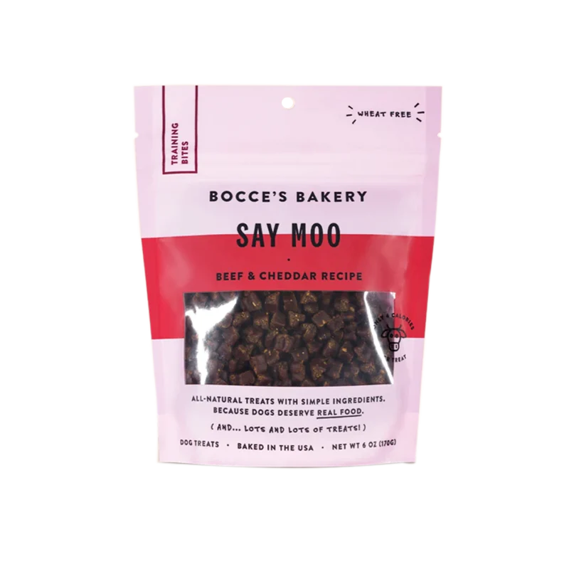 Bocce's Bakery - Say Moo Training Bites - 6oz