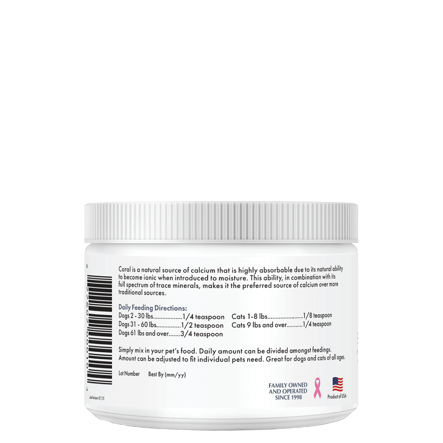 Wholistic Pet Organics - Calcium Support 3oz