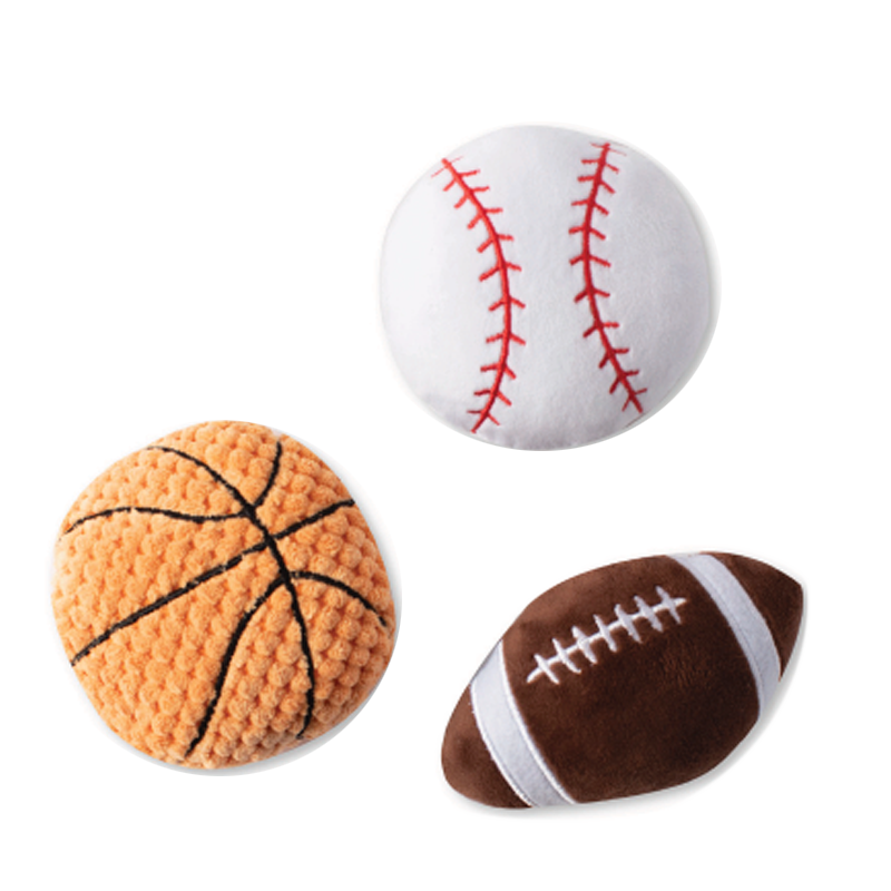 Fringe Studio - Sports 3pc Small Dog Toy Set