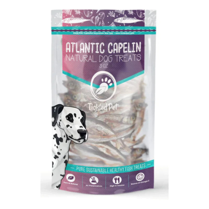 Tickled Pet - Icelandic Whole Capelin - 3oz