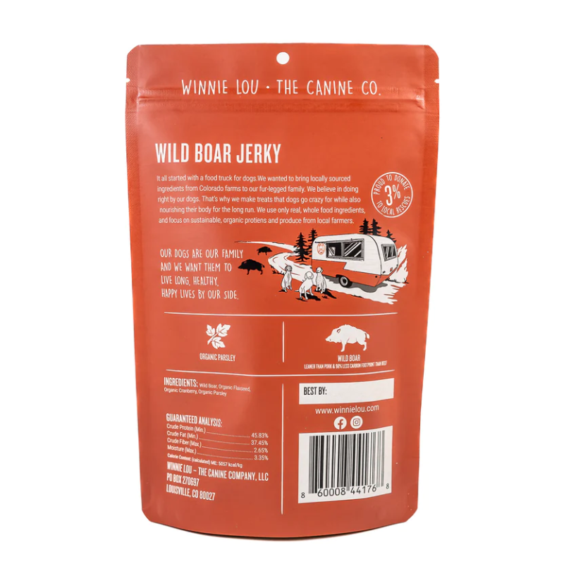 
                  
                    Winnie Lou -Wild Boar Jerky - 3.5oz
                  
                