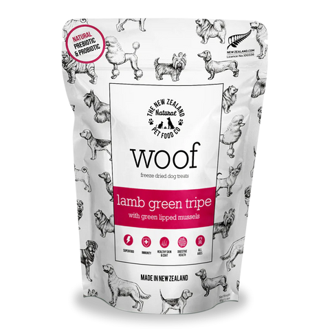NZ Natural Pet Food Co - Freeze Dried - Treats - Woof - Lamb - Green Tripe