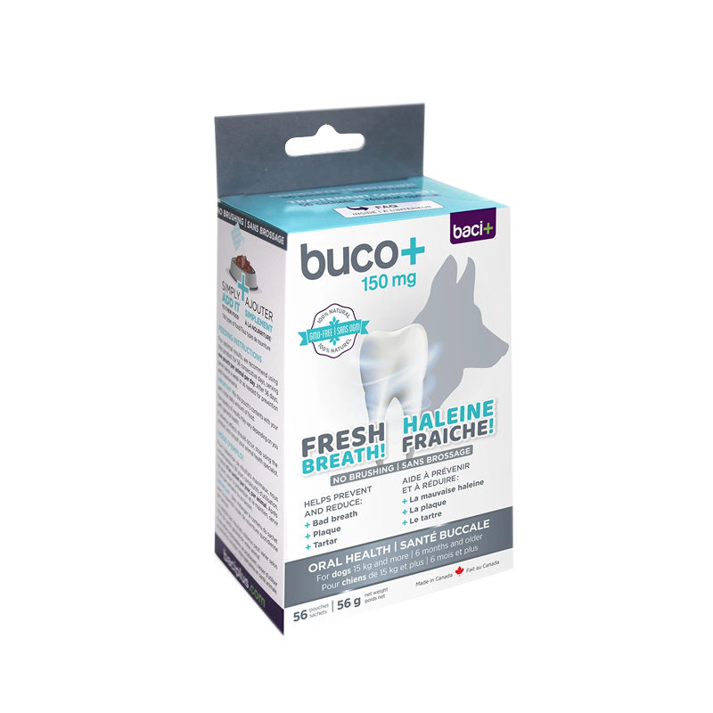 Baci+ - Buco+ 150mg (dental care for dogs 15kg+)