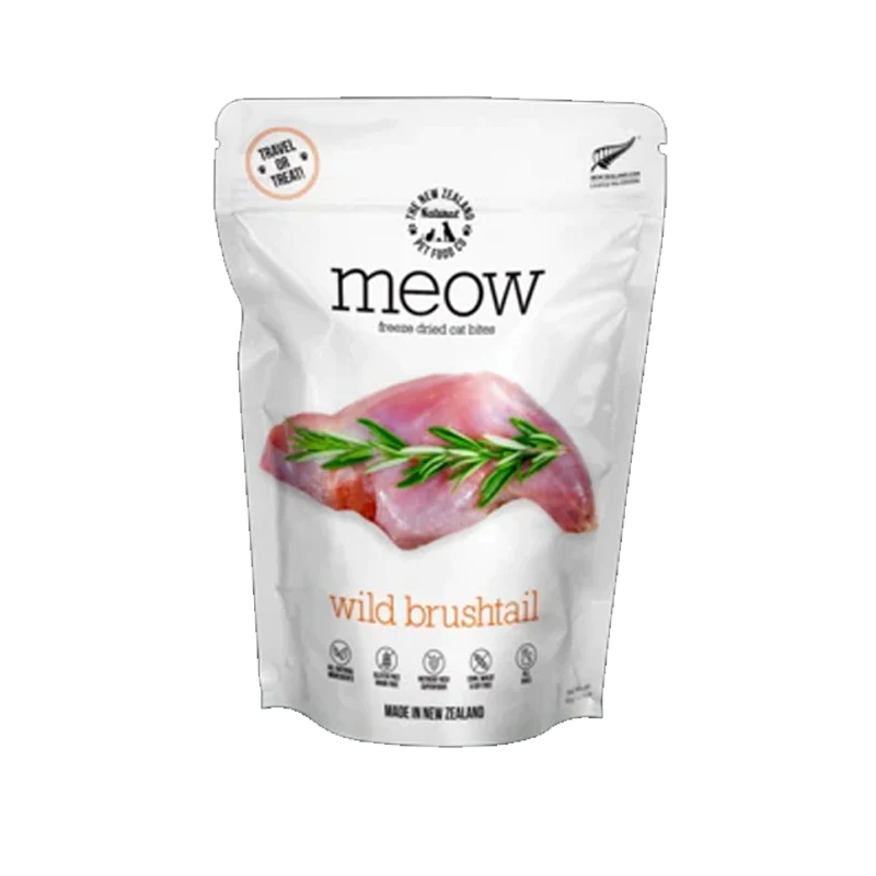 NZ Natural Pet Food Co - Freeze Dried - Treats - Meow - Wild Brushtail 50g