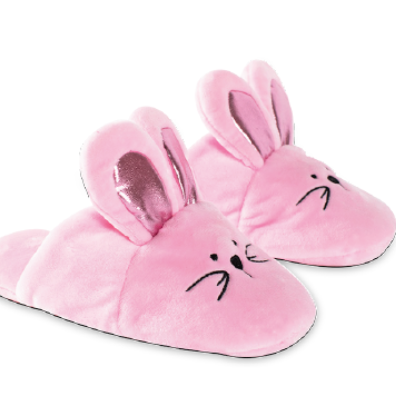 Bunny Slipper Set Plush Dog Toy